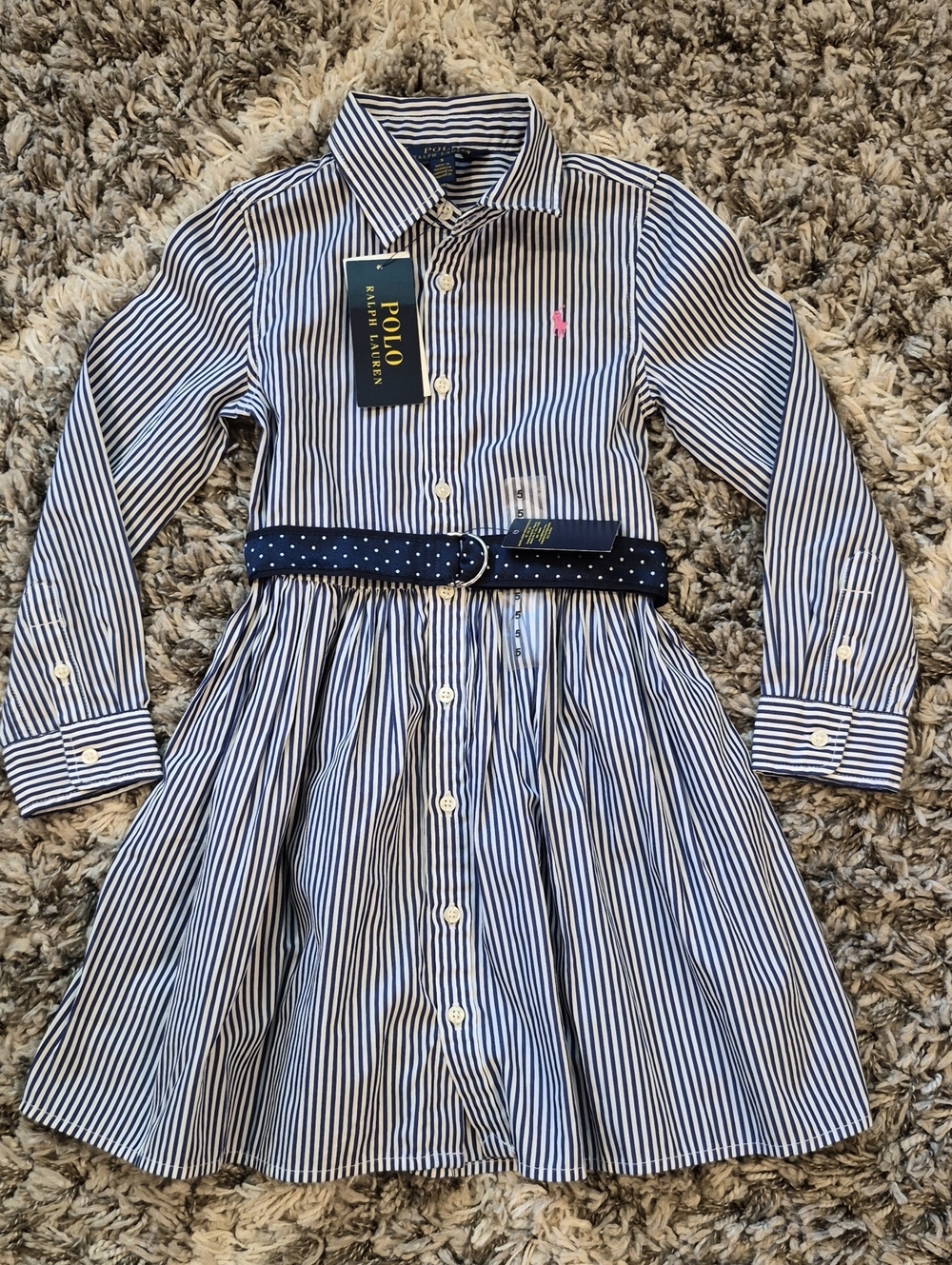 Polo Ralph Lauren Classic Belted Shirt Dress